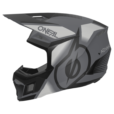 Κράνος μηχανής O'NEAL 3SERIES VISION BLACK/GRAY V.24